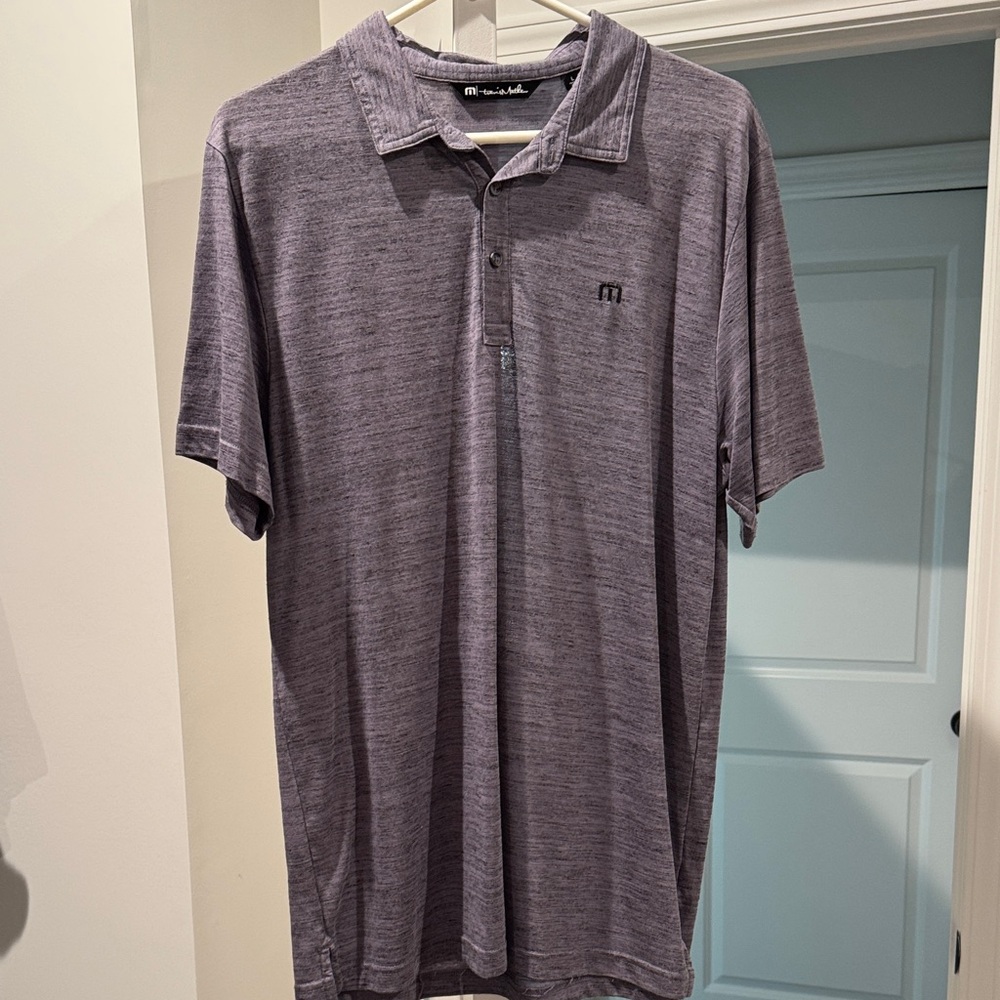 Travis Mathew Charcoal Polo Shirt